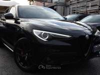 Alfa Romeo Stelvio 2.2 210 CV AT8 Q4 VELOCE Nero usata Roma