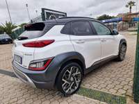 Hyundai Kona Kona I 2021 1.6 gdi hev Xline 2wd 141cv dct Bianco usata Roma