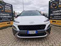 Hyundai Kona Kona I 2021 1.6 gdi hev Xline 2wd 141cv dct Bianco usata Roma