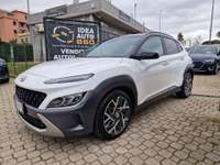Hyundai Kona Kona I 2021 1.6 gdi hev Xline 2wd 141cv dct Bianco usata Roma