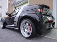 Smart Roadster 700 PASSION PELLE-CERCHI BRABUS-SCARICO-PORTE ALA Nero usata Savona