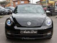 Volkswagen Maggiolino DSG Cabrio ‘50s 1.4 TSI 160CV – Pelle Bicolore, Bi-Xeno, Tagliandi Completi Nero usata Villongo
