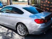 BMW Serie 4 420d 420D COUPè LUXURY NAVI PROF PELLE PADDLES BI-ZONA Argento usata Roma