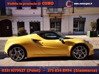 Alfa Romeo 4C Spider 1750 tbi 240cv tct Giallo usata Tradate
