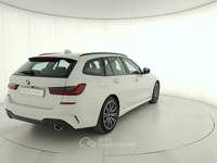 BMW Serie 3 320d 320d touring mhev 48v xdrive msport auto Bianco usata Rivoli
