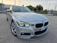BMW Serie 3 320d 320 320d Touring Msport auto Argento usata Monte San Vito