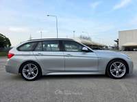 BMW Serie 3 320d 320 320d Touring Msport auto Argento usata Monte San Vito