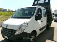 Renault Master 2.3 DCI 125CV E5 DOPPIA CABINA 7 POSTI RIBALTABILE TRILATERALE Bianco usata Giugliano in Campania