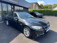 BMW Serie 5 520d 520 D TOURING LED KAMERA PELLE TETTO PDC Nero usata Ciampino