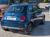 Fiat 500 Hybrid Lounge 1.0cc 70cv TETTO PANORAMICO CLIMA Blu/Azzurro usata Roma