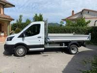 Ford Transit 350 2.0 EcoBl.130CV PM RG Cassonato RIBALTABILE Bianco usata Manocalzati
