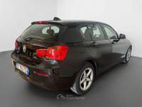 BMW Serie 1 116d d Advantage + Navi + LED + Volante e Cambio MSport Nero usata Torino