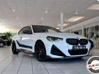 BMW Serie 2 230i 230 i Coupé M sport PRO tetto apribile Bianco usata Roma