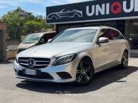 Mercedes-Benz Classe C C 200 S.W. Auto EQ-Boost Sport (NESSUN VINCOLO) Grigio usata Roma