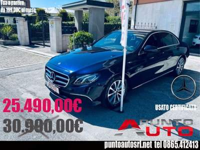 Mercedes-Benz Classe E d Auto Business Extra LED- Blu/Azzurro usata Isernia
