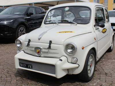 Fiat 850 ABARTH STRADALE REPLICA PERFETTA Bianco usata Orzinuovi