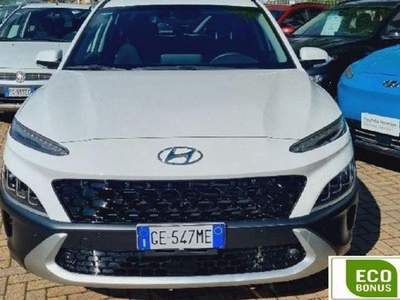 Hyundai Kona HEV 1.6 DCT XLine Bianco usata Savona