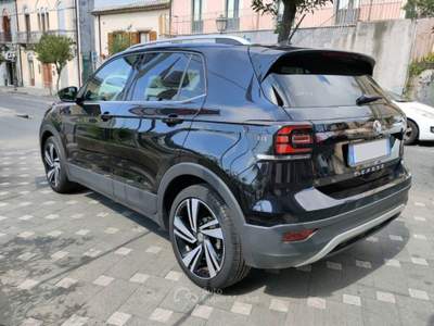 Volkswagen T-Cross 1.0 TSI ADVANCED 115CV DSG Nero usata Zafferana Etnea
