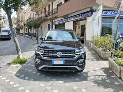 Volkswagen T-Cross 1.0 TSI ADVANCED 115CV DSG Nero usata Zafferana Etnea