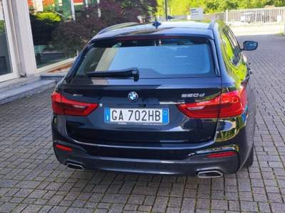 BMW Serie 5 520d Mild Hybrid 48V xDrive Touring Msport Blu/Azzurro usata Mariano Comense