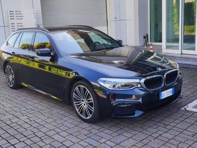 BMW Serie 5 520d Mild Hybrid 48V xDrive Touring Msport Blu/Azzurro usata Mariano Comense