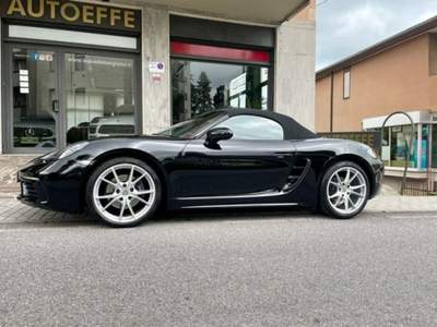 Porsche 718 BOXSTER 2.0 300CV PDK *13.500 KM*, TAGLIANDATA Nero usata Ponte San Pietro