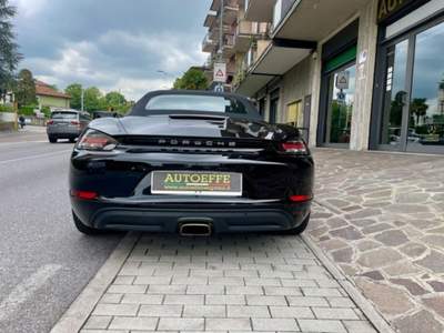 Porsche 718 BOXSTER 2.0 300CV PDK *13.500 KM*, TAGLIANDATA Nero usata Ponte San Pietro