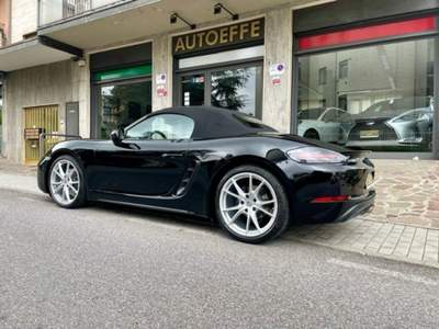 Porsche 718 BOXSTER 2.0 300CV PDK *13.500 KM*, TAGLIANDATA Nero usata Ponte San Pietro