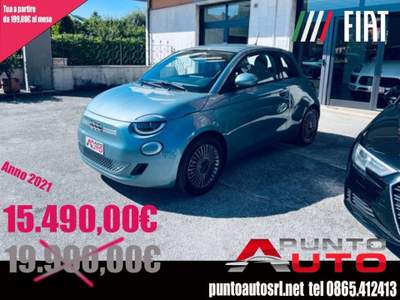 Fiat 500 FULL LED NAVI 42 kWh NEOPATENTATI Grigio usata Isernia