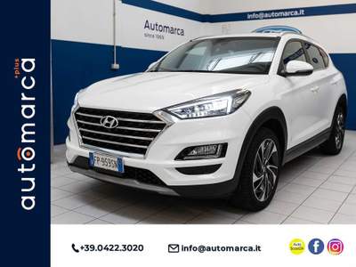 Hyundai Tucson 1.6 CRDi 136CV DCT Exellence Bianco usata Silea