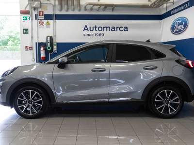 Ford Puma 1.0 EcoBoost Hybrid 125 CV S&S Titanium Argento usata Silea