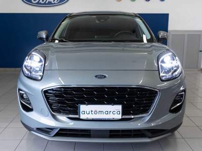 Ford Puma 1.0 EcoBoost Hybrid 125 CV S&S Titanium Argento usata Silea