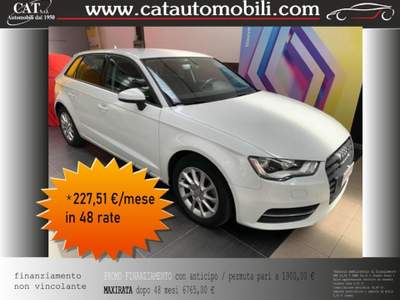 Audi A3 1.6 TDI SPORTBACK Bianco usata Tolmezzo