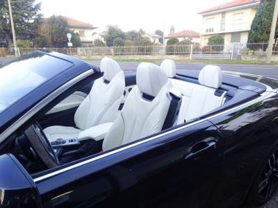 BMW Serie 4 420d d Cabrio Msport Nero usata Solbiate Arno