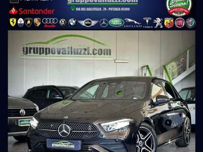 Mercedes-Benz Classe A d 2.0 150CV PREMIUM AMG TETTO MBUX KEYLESS AMBIENT Nero usata POTENZA