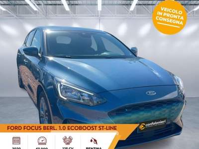 Ford Focus 1.0 EcoBoost 125 CV 5p. ST-Line Blu/Azzurro usata Sassari