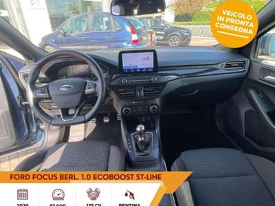 Ford Focus 1.0 EcoBoost 125 CV 5p. ST-Line Blu/Azzurro usata Sassari