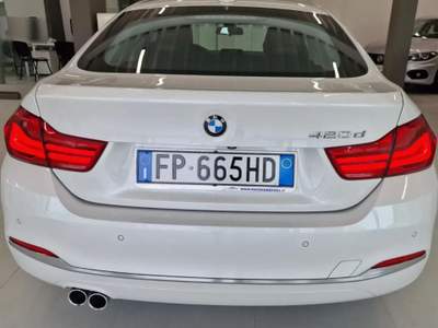 BMW Serie 4 Gran Coupé 418d d Gran Coupé Luxury Bianco usata Albignasego