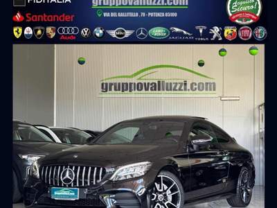 Mercedes-Benz Classe C d Coupé 194CV Premium AMG NightEdition TETTO Nero usata POTENZA