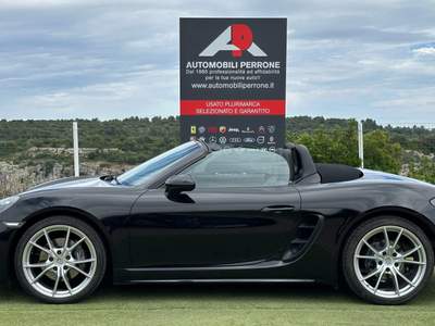 Porsche 718 Boxster 2.0 300cv PDK Nero usata Castellaneta