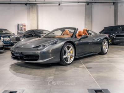 Ferrari 458 Spider DCT*SOLLEVATORE*SERVICE BOOK Grigio usata MILANO