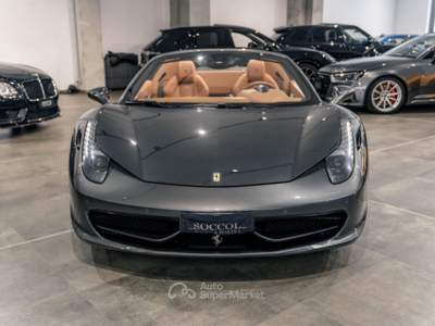 Ferrari 458 Spider DCT*SOLLEVATORE*SERVICE BOOK Grigio usata MILANO