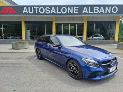 Mercedes-Benz Classe C d S.W. Auto Sport Plus Night Edition allestime AMG Blu/Azzurro usata ALBANO SANT'ALESSANDRO