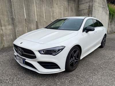 Mercedes-Benz CLA d Automatic Shooting Brake Premium AMG-Line Bianco usata ARGEGNO
