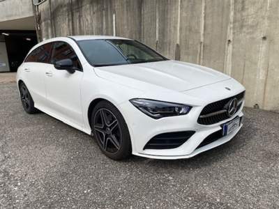 Mercedes-Benz CLA d Automatic Shooting Brake Premium AMG-Line Bianco usata ARGEGNO