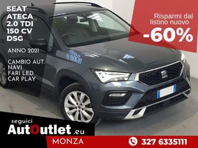 Seat Ateca 2.0 TDI DSG AUTOMATICA  FARI FULL LED  NAVI Grigio usata Monza