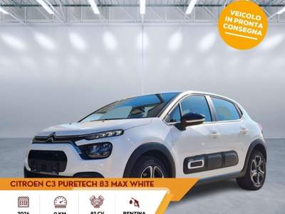 Citroen C3 PureTech 83 S&S Max Bianco usata Sassari