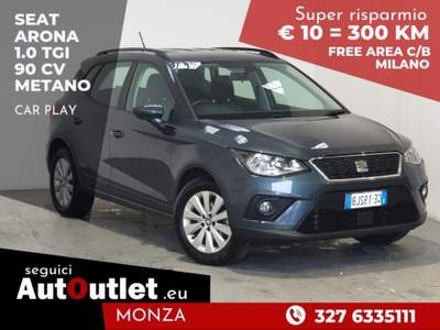 Seat Arona 1.0 TGI BENZ./METANO Style NEOPATENTATI 10?=300KM Grigio usata Monza