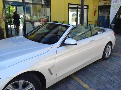 BMW Serie 4 420d d Cabrio Luxury Bianco usata Solbiate Arno