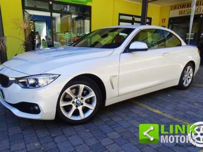 BMW Serie 4 420d d Cabrio Luxury Bianco usata Solbiate Arno